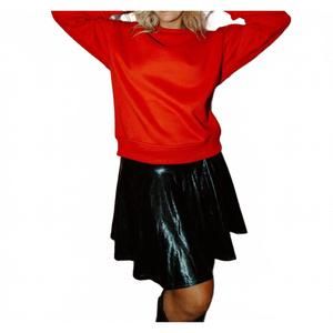 NEW BAILEY ROSE giddy up buttercup crewneck sweatshirt in red